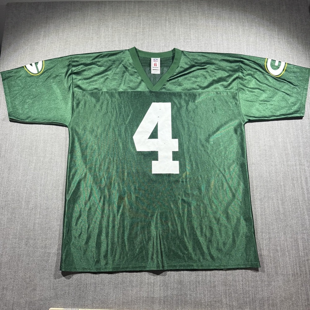 Green Bay Packers Jersey Mens XL Green NFL‎ Football Brett Favre 4 NFL Players